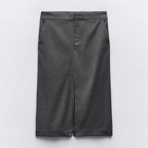 Size XXL | Waist 18” | Zara | NWT PINSTRIPE SKIRT